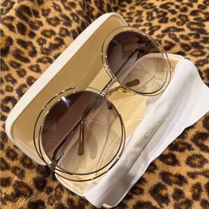 Chloe Gold Sunglasses